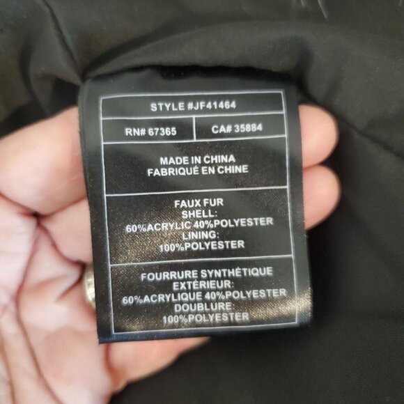 JACK By Bb Dakota XS Vest Castleton Faux Fur Sleeveless Festival Boho Retro - Picture 4 of 10